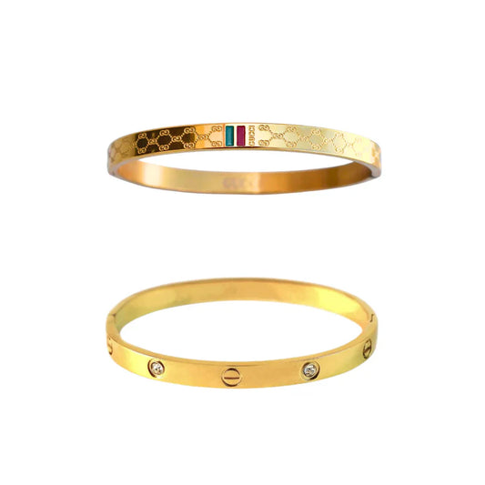 Cartier Love And Charm Bangle Stack