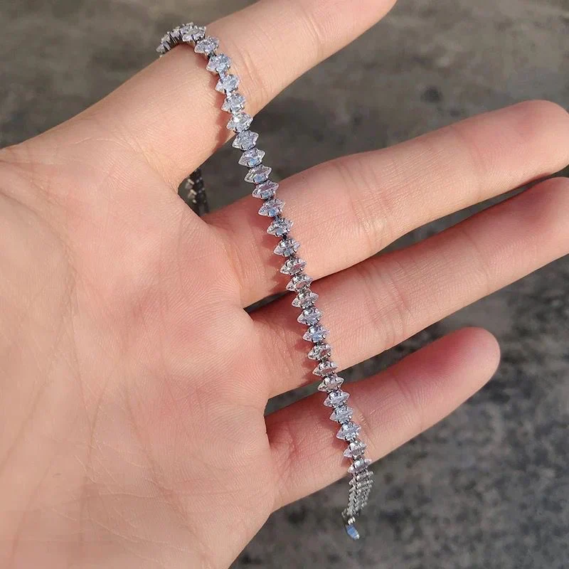 Silver Tennis Bracelet