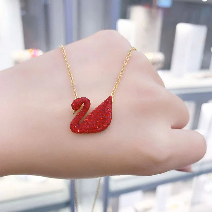 Red Swan Necklace